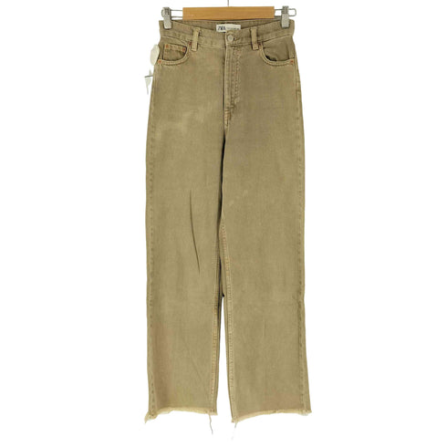 ザラ ZARA ハイウエストストレートデニムパンツ レディース 34