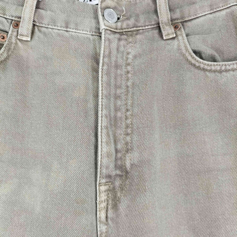 ザラ ZARA ハイウエストストレートデニムパンツ レディース 34