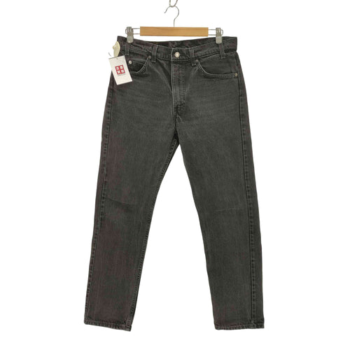 リーバイス Levis 90s USA製 オレンジタブ 505 Regular Fit Straight Reg ブラックデニム メンズ W33L30