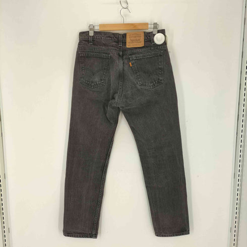 リーバイス Levis 90s USA製 オレンジタブ 505 Regular Fit Straight Reg ブラックデニム メンズ W33L30