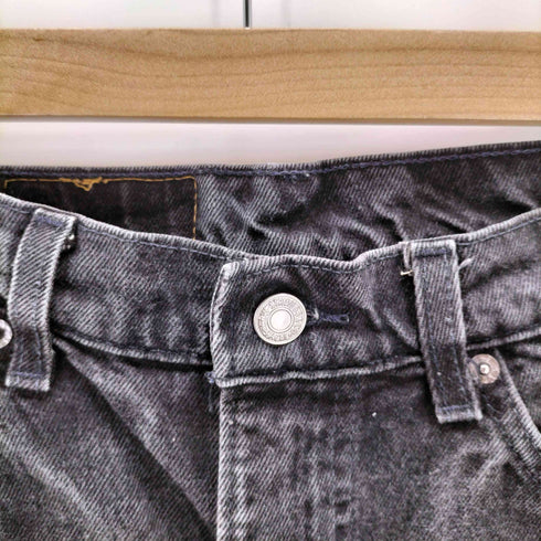 リーバイス Levis 90s USA製 オレンジタブ 505 Regular Fit Straight Reg ブラックデニム メンズ W33L30