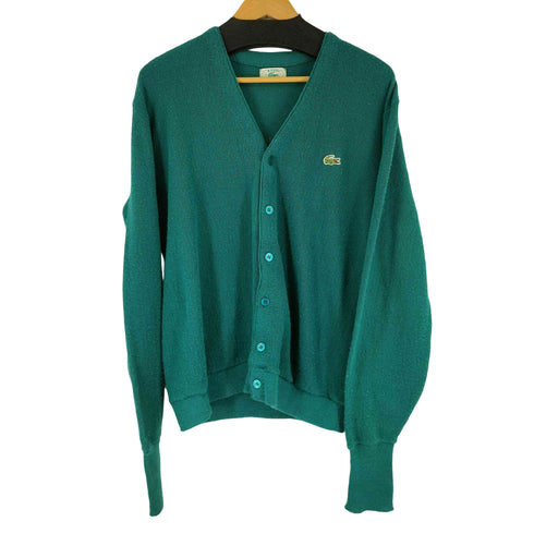 アイゾッドラコステ IZOD LACOSTE 80-90S アクリルニットカーディガン メンズ