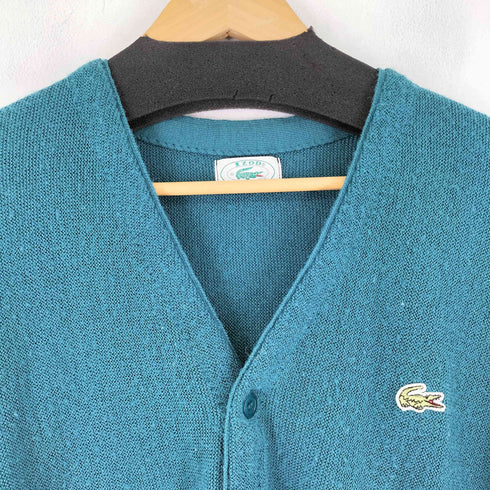 アイゾッドラコステ IZOD LACOSTE 80-90S アクリルニットカーディガン メンズ