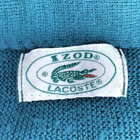 アイゾッドラコステ IZOD LACOSTE 80-90S アクリルニットカーディガン メンズ