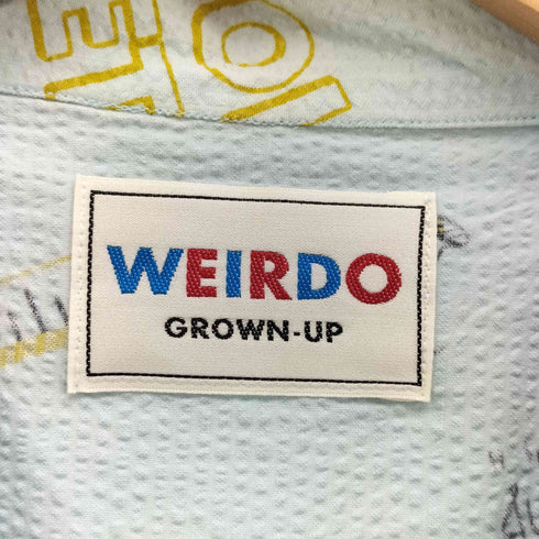 ウィアード WEIRDO Jr.WRD S/S Shirts 総柄 シアサッカー シャツ メンズ JPN:XL