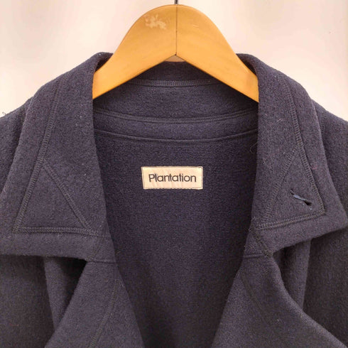 プランテーション Plantation 80-90S イッセイミヤケ期 ウール 変形デザイン チェスター ロング コート メンズ JPN:M