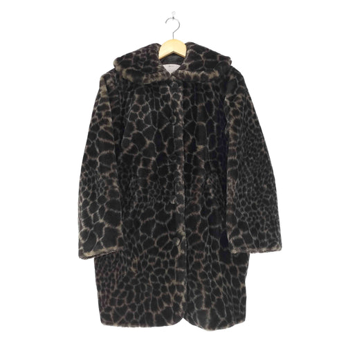 ユナイテッドカラーズオブベネトン UNITED COLORS OF BENETTON 総柄ボアコート レディース JPN:42