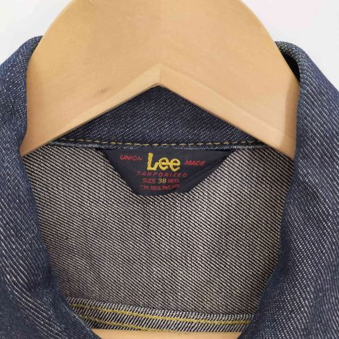リー Lee 1948年モデル 復刻 三角タグ ステッチ デニム ジャケット メンズ import:M