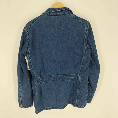 ユナイテッドアローズ UNITED ARROWS フラップポケット 5B インディゴ デニム カバーオール ジャケット メンズ JPN:M