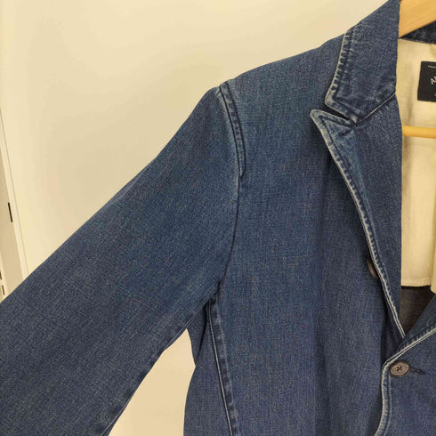 ユナイテッドアローズ UNITED ARROWS フラップポケット 5B インディゴ デニム カバーオール ジャケット メンズ JPN:M