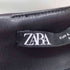 ザラ ZARA フェイクレザー プリーツスカート ドッキング ワンピース ベルト付 レディース import:L