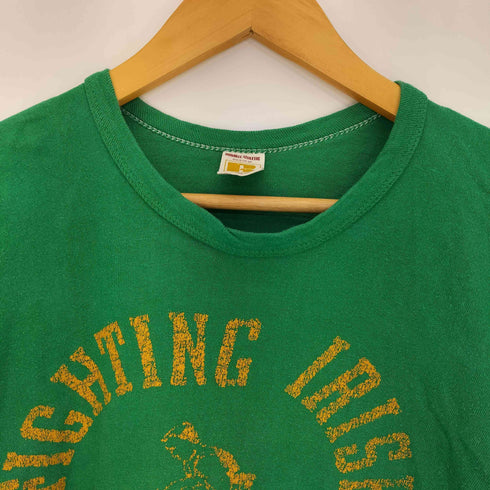 ラッセルアスレチック RUSSELL ATHLETIC 70s 金タグ FIGHTING IRISH プリントクルーネックTシャツ レディース import:M