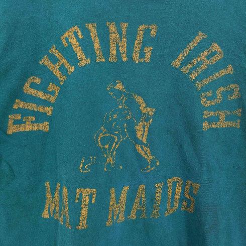 ラッセルアスレチック RUSSELL ATHLETIC 70s 金タグ FIGHTING IRISH プリントクルーネックTシャツ レディース import:M