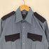USA製 SOMES UNIFORM 襟芯 エポレット ポリス ワーク レギュラーカラー シャツ メンズ US:34