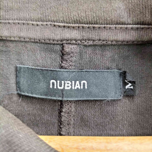 ヌビアン NUBIAN ポイントダメージ加工 半袖 プルオーバーパーカー メンズ import:M
