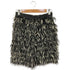 ラインヴァンド LEINWANDE Mohair Mixed Fringe Shorts レディース