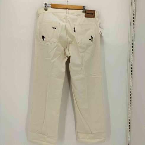 ウィアード WEIRDO ボタンフライ 刺繍 ワークパンツ メンズ 2XL