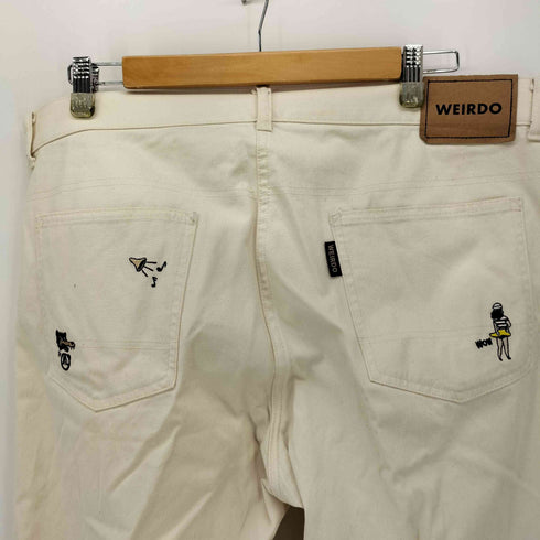 ウィアード WEIRDO ボタンフライ 刺繍 ワークパンツ メンズ 2XL