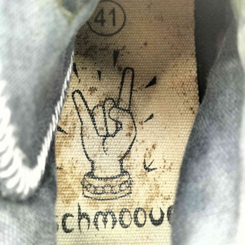 Schmoove パッチワーク ハイカットキャンバススニーカー メンズ JPN:41