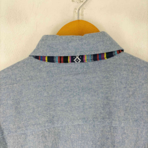パワートゥザピープル POWER TO THE PEOPLE 刺繍デザイン L/S シャツ メンズ JPN:XL