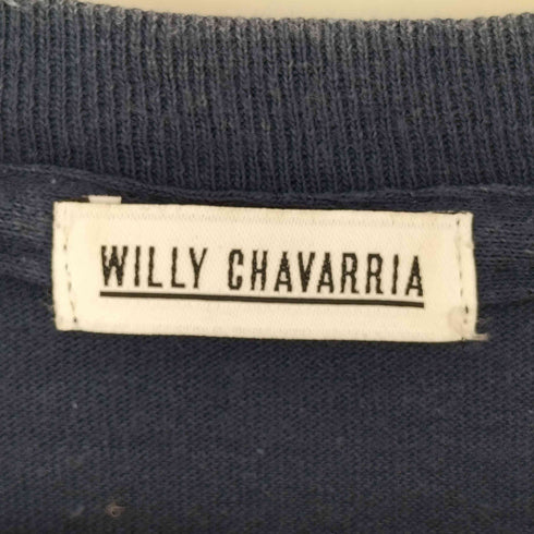 ウィリーチャバリア WILLY CHAVARRIA SS PANEL TEE FUCK HATE ショートスリーブ パネル Tシャツ メンズ import:XL