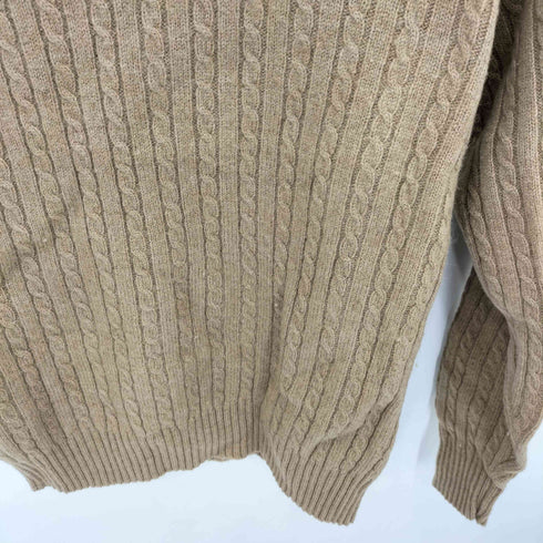 ラルフローレン RALPH LAUREN インパクト21 ウールクルーネックケーブルニット メンズ M