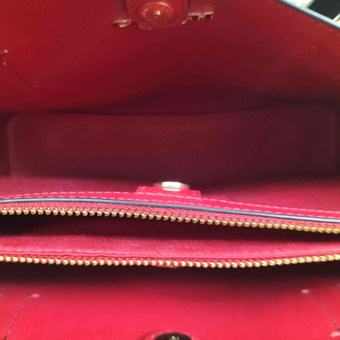 コーチ COACH ミニ アベニュー キャリーオール 2WAY ロゴチャーム ハンド ショルダーバック レディース