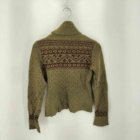 ポロスポーツラルフローレン POLO SPORT RALPH LAUREN インパクト21 ノルディック柄 カシミヤ混 タートルネックニット レディース M