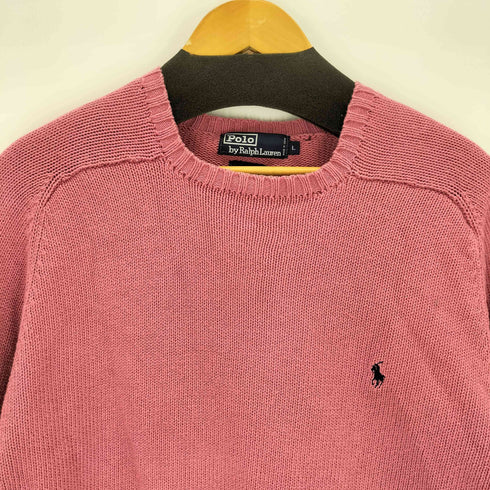 ポロバイラルフローレン Polo by RALPH LAUREN スモールポニー刺繍 コットンニット メンズ JPN:L