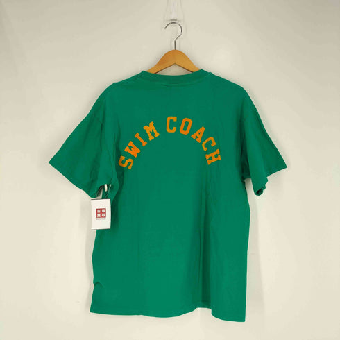 ヘインズ Hanes 90S USA製 CRMS SWIM COACH 両面プリント クルーネック Tシャツ メンズ import:L