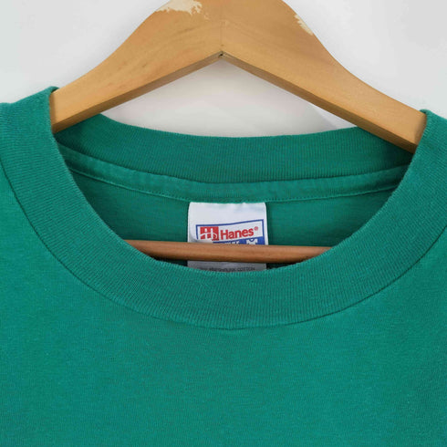 ヘインズ Hanes 90S USA製 CRMS SWIM COACH 両面プリント クルーネック Tシャツ メンズ import:L