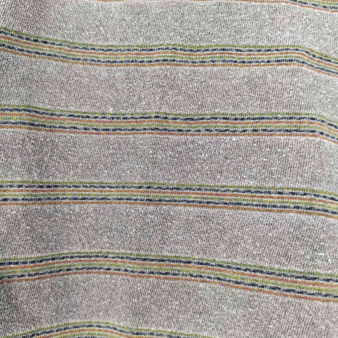 グラミチ GRAMICCI 90S USA製 ボーダー ヘンリーネック Tシャツ メンズ import:L