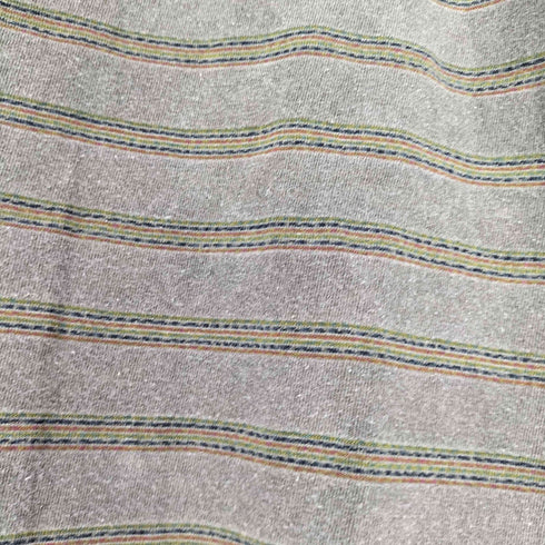 グラミチ GRAMICCI 90S USA製 ボーダー ヘンリーネック Tシャツ メンズ import:L