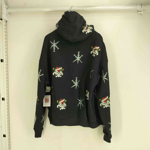 アンノウンロンドン UNKNOWN LONDON 刺繍ストーンデザイン フルジップパーカー メンズ import:XL
