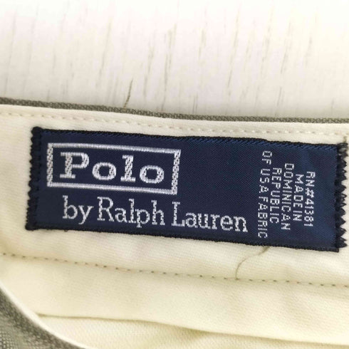 ポロバイラルフローレン Polo by RALPH LAUREN 90S ドミニカ製 USA FABRIC 2タック スラックス メンズ 36/32