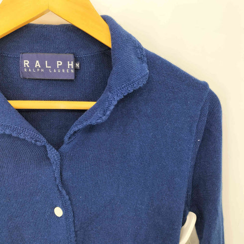 ラルフローレン RALPH LAUREN インパクト21 レーヨン混 ニットポロシャツ レディース M