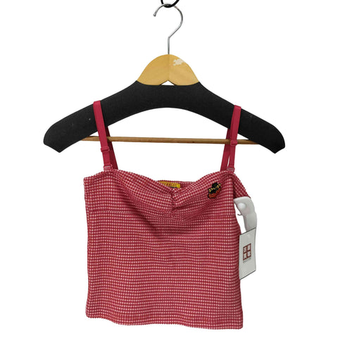 ヒステリックグラマー HYSTERIC GLAMOUR POP BERRY 刺繍 チューブトップ レディース FREE