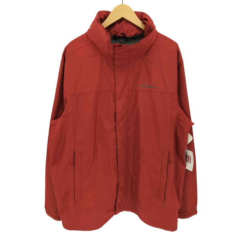 エディーバウアー Eddie Bauer パッカブルフード 比翼 ナイロンジャケット メンズ import:XL