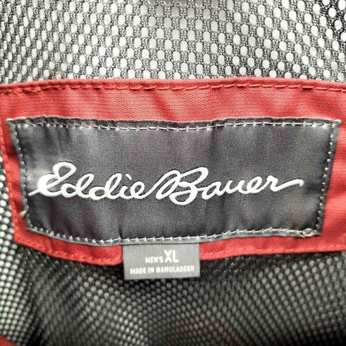 エディーバウアー Eddie Bauer パッカブルフード 比翼 ナイロンジャケット メンズ import:XL
