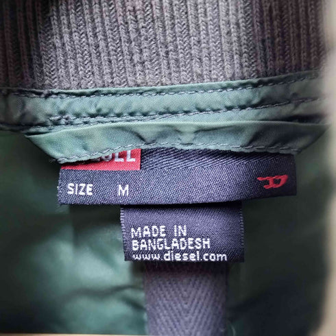 ディーゼル DIESEL ミリタリー フライトジャケット メンズ JPN:M