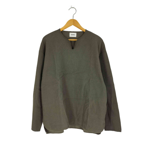 ブラームスルーツストックス blurhms ROOTSTOCK Rough & Smooth Thermal Over-Neck Loose Fit サーマル オーバーネック ルーズフィット カットソー 長袖 Tシャツ メンズ