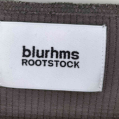 ブラームスルーツストックス blurhms ROOTSTOCK Rough & Smooth Thermal Over-Neck Loose Fit サーマル オーバーネック ルーズフィット カットソー 長袖 Tシャツ メンズ