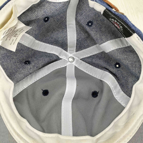 エメレオンドレ AIME LEON DORE チームロゴ刺繍 6パネルデニムキャップ メンズ