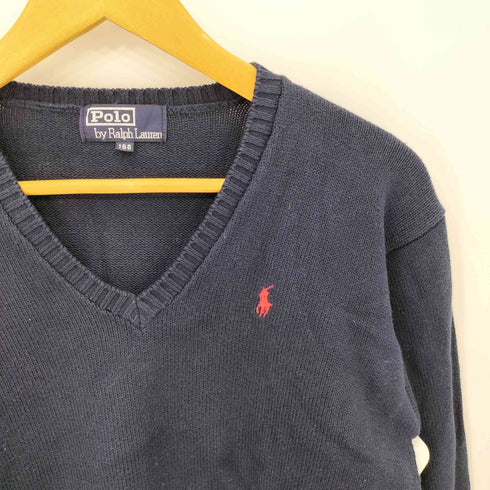 ポロバイラルフローレン Polo by RALPH LAUREN ナイガイ ポニー刺繍 コットンニット レディース 150