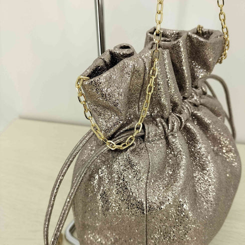 ガリャルダガランテ GALLARDAGALANTE 2.718 メタリックチェーン ショルダーバッグ レディース