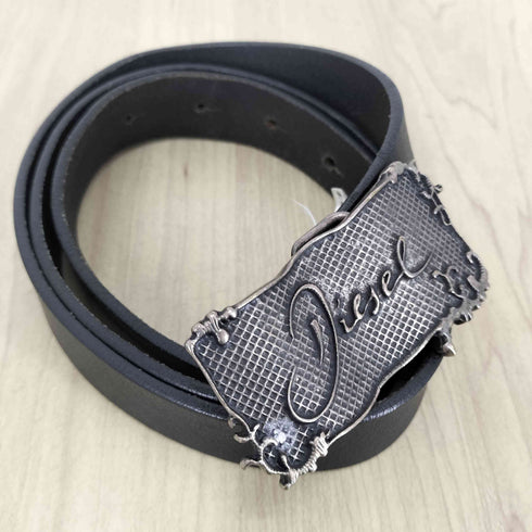 ディーゼル DIESEL ロゴバックルレザーベルト レディース