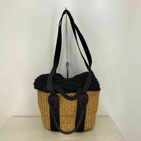 MUUN インナーニット ハンドバッグ かごバッグ レディース