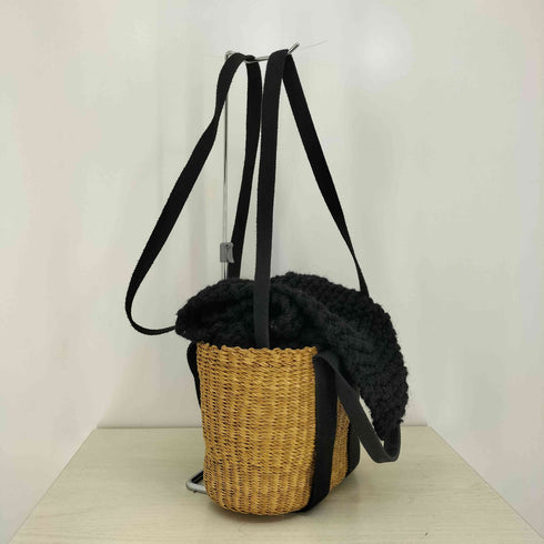 MUUN インナーニット ハンドバッグ かごバッグ レディース