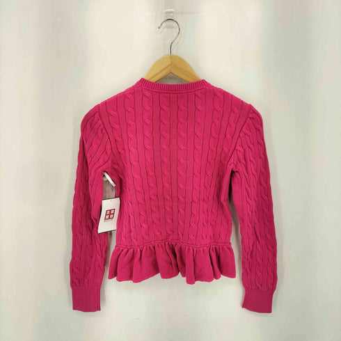 ラルフローレン RALPH LAUREN 裾フリル コットンニットカーディガン レディース 150/80