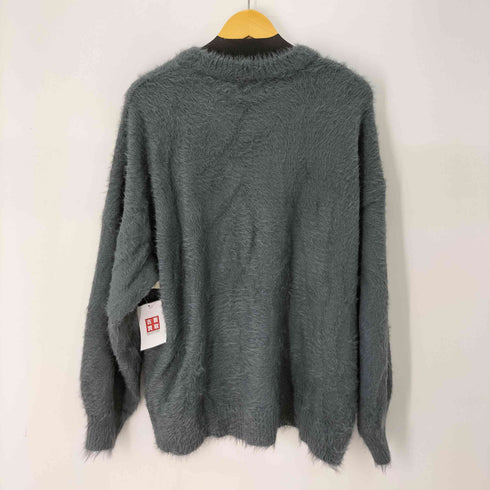 ELLUV 25AW ヘビーシャギーファブリック バルーンスリーブミドルレングスニット street メンズ JPN:M